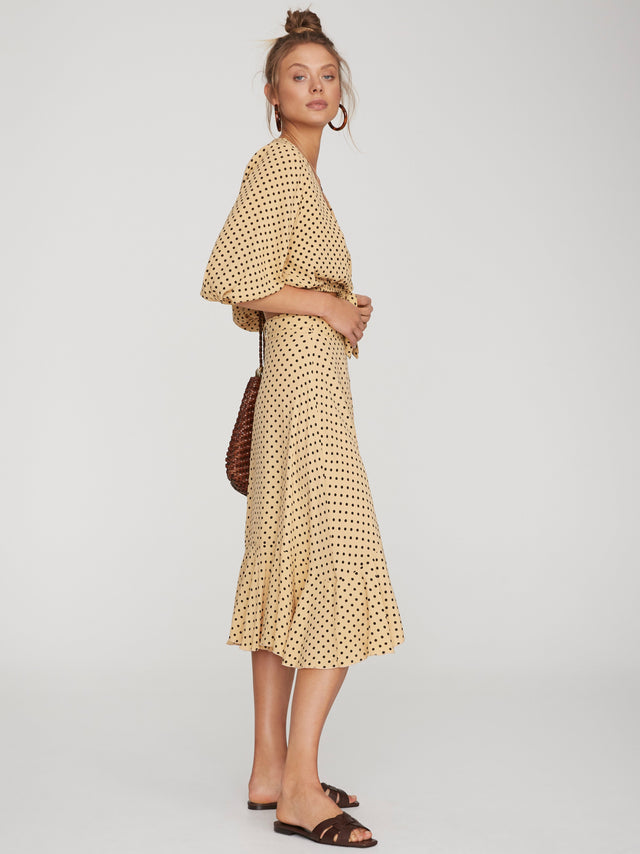 Lula Dot Print La Guardia Top  - Final Sale