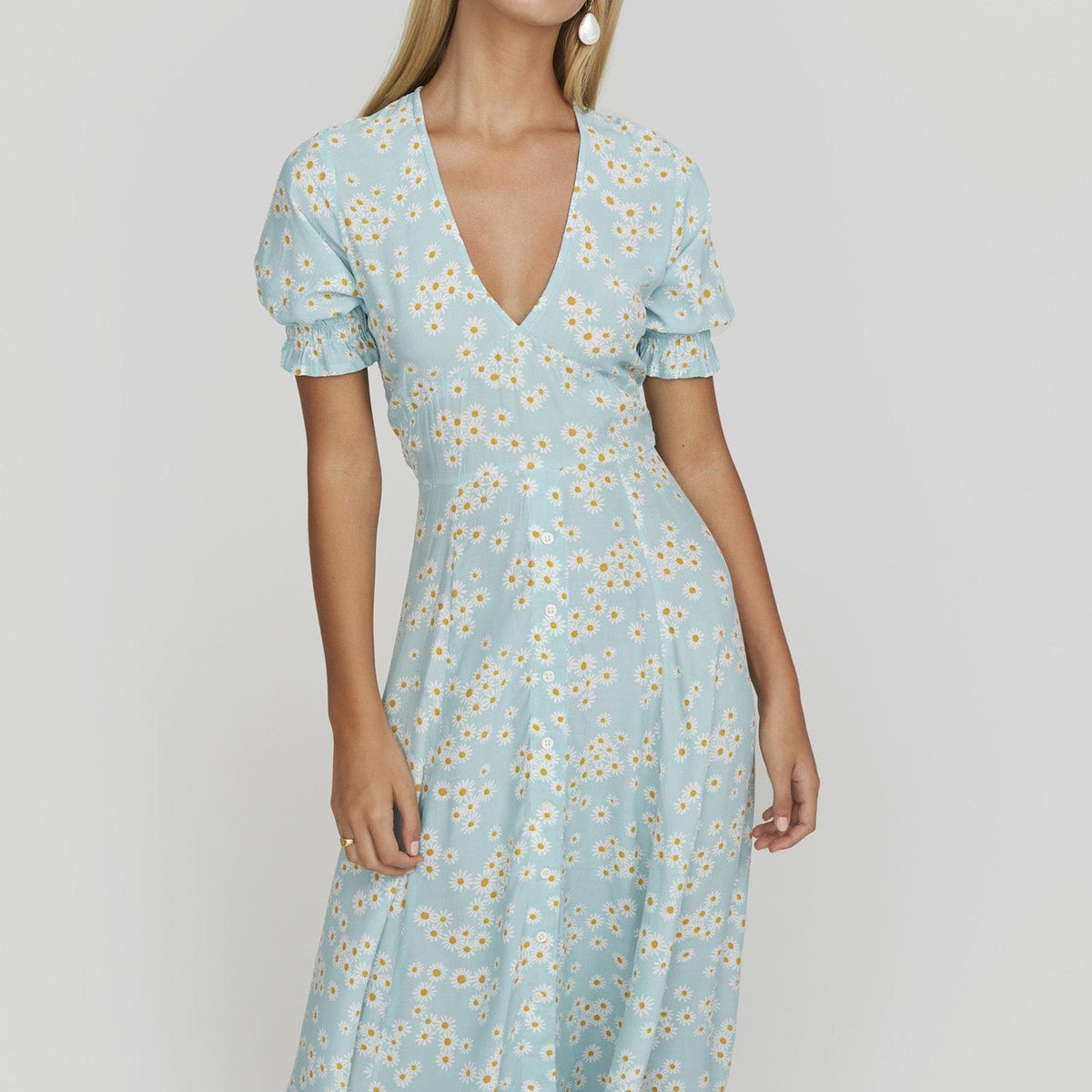 Ari Midi Dress Zhoe Floral Print - Final Sale