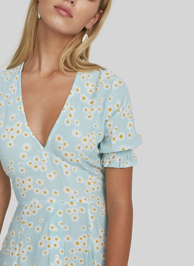 Zhoe Floral Print Ari Midi Dress  - Final Sale