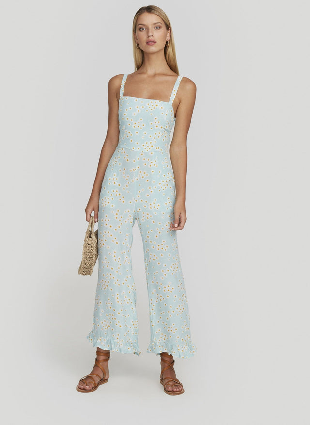 Zhoe Floral Print Frankie Jumpsuit  - Final Sale