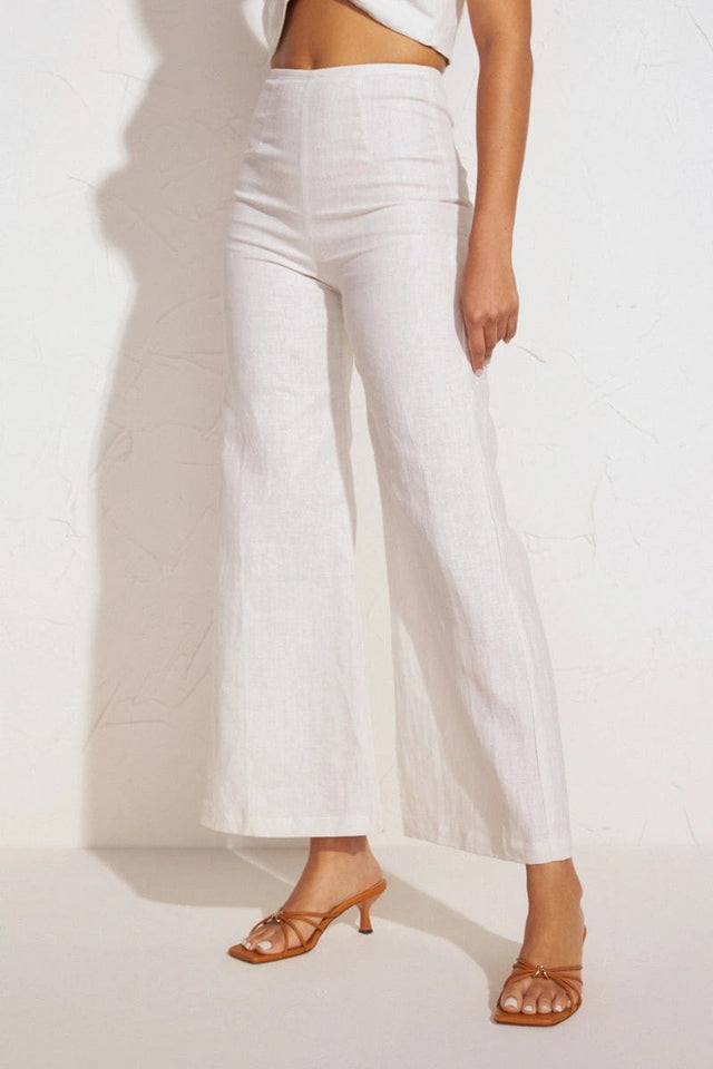 Ottavio Pants Plain Egg Shell - Final Sale