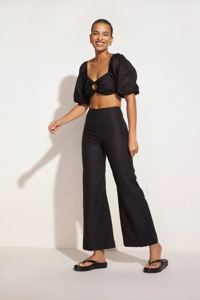 La Marches Top Plain Black - Final Sale