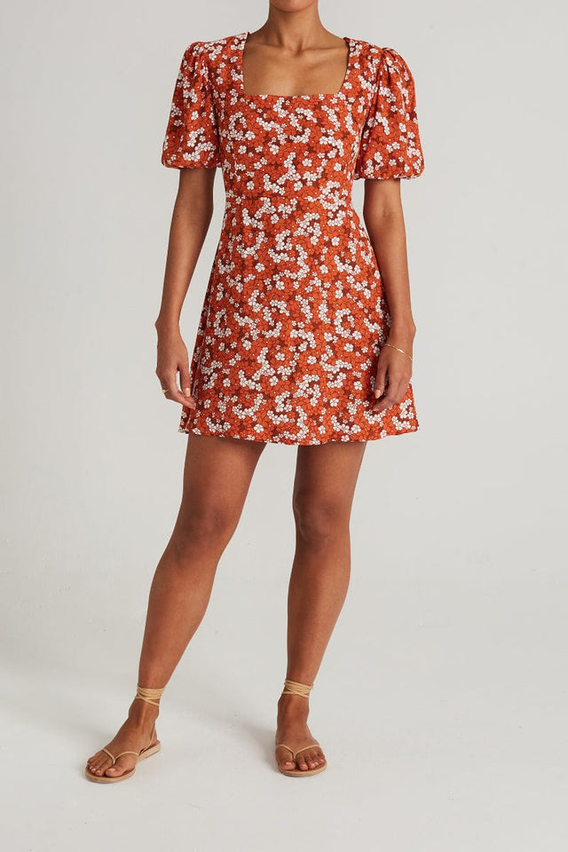 Allegra Mini Dress Valencia Floral Print - Final Sale
