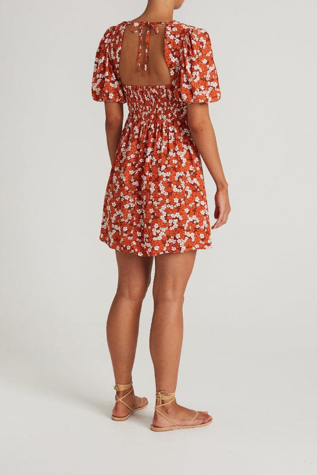 Allegra Mini Dress Valencia Floral Print - Final Sale