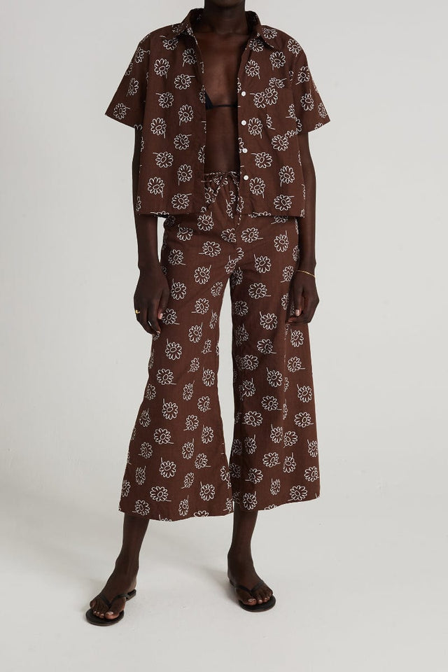 Lupe Shirt Girona Floral Print - Final Sale