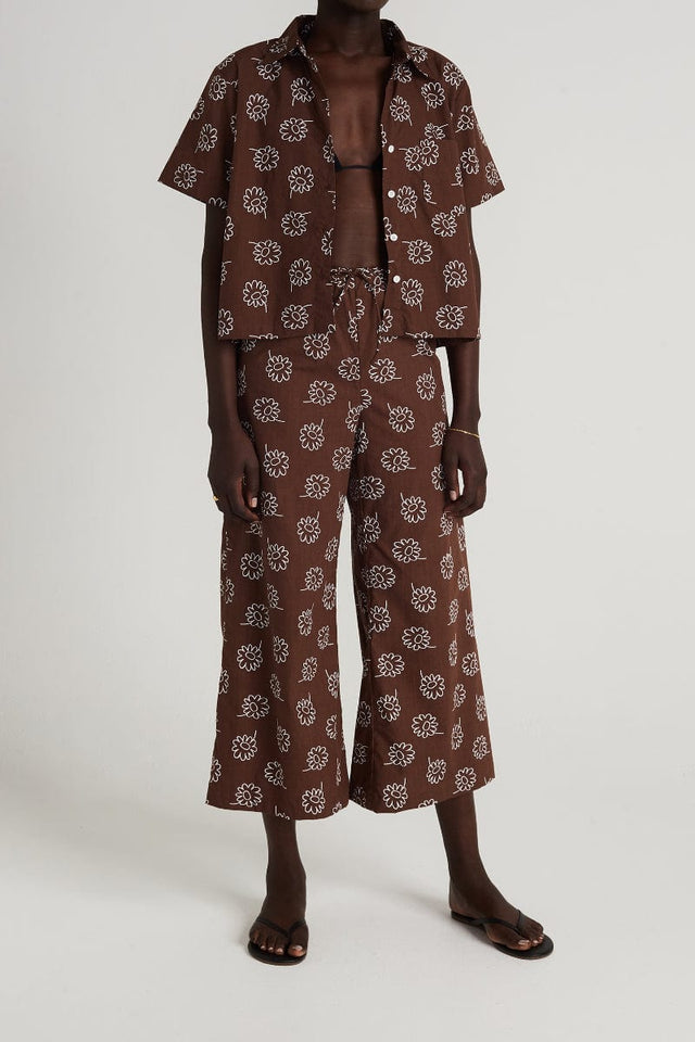 Lupe Shirt Girona Floral Print - Final Sale