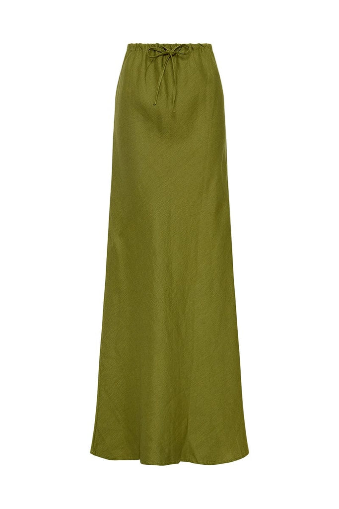 Cataline Skirt Palm Green - Faithfull the Brand