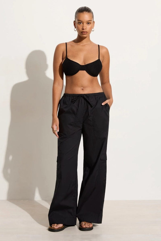 Tia Tassel Beach Trousers - Black – Jewel Boutique