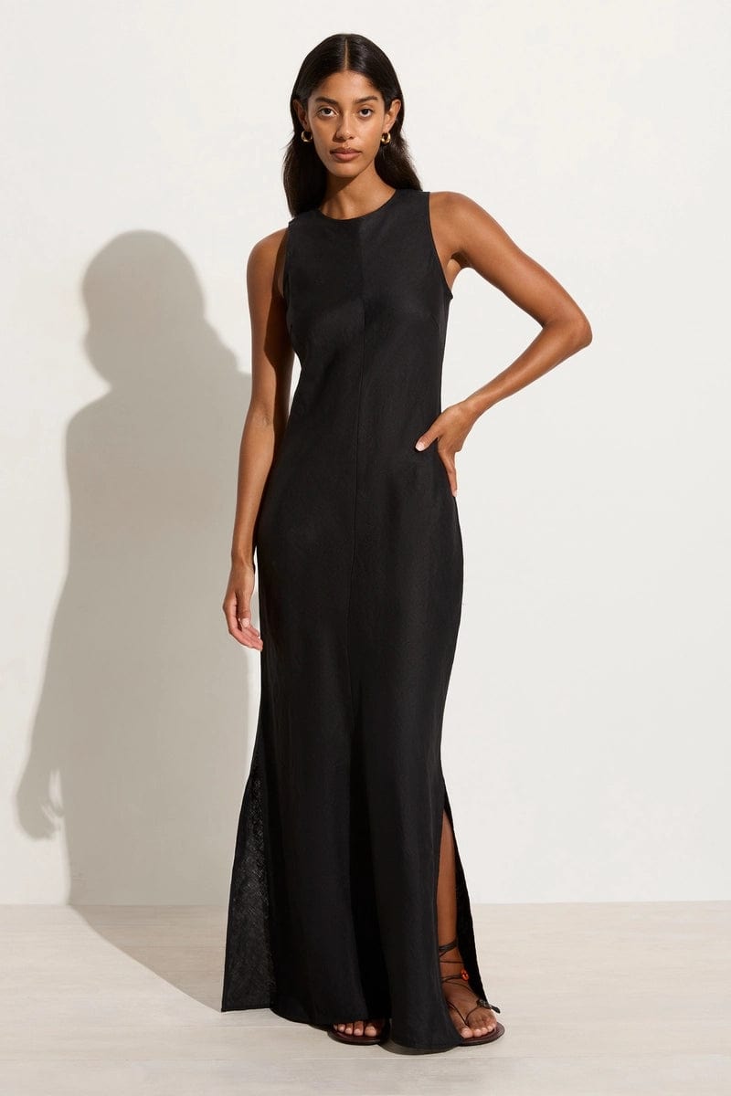 Valenza Maxi Dress Black - Faithfull the Brand