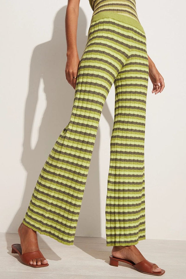 Damira Knit Pants Green Stripes (Exclusive) - Final Sale