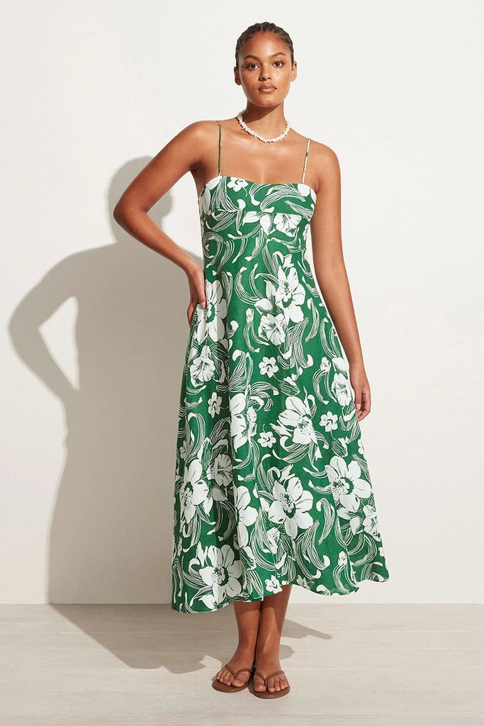 Floral print 2024 midi dress