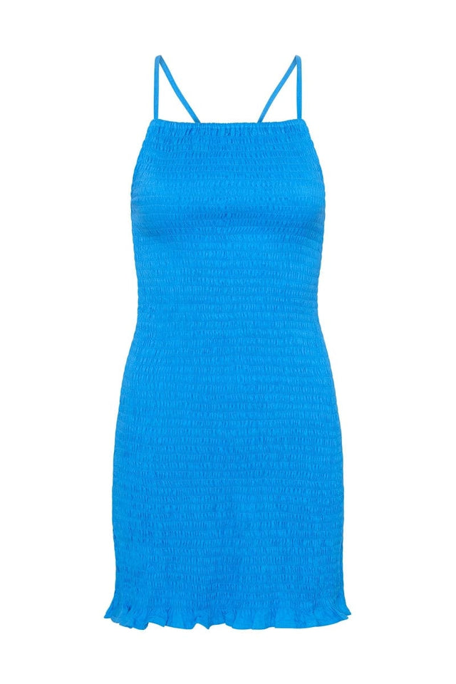 Alani Mini Dress Turquoise - Final Sale