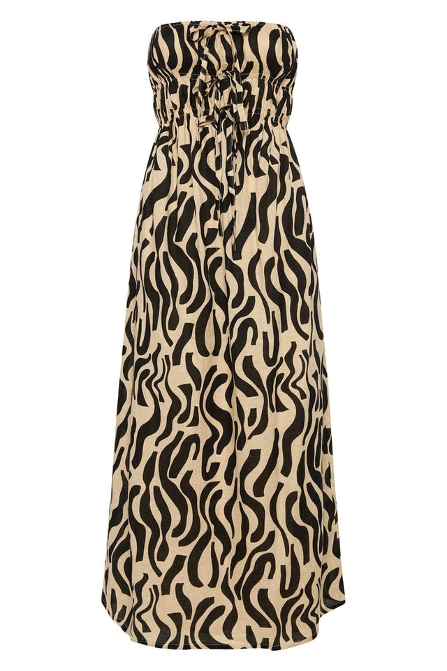 Contessa Midi Dress La Cateau Print - Final Sale