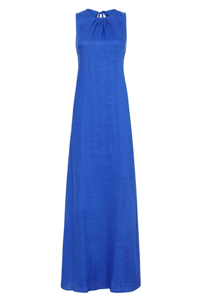 Sommar Maxi Dress Sicilian Blue - Faithfull the Brand
