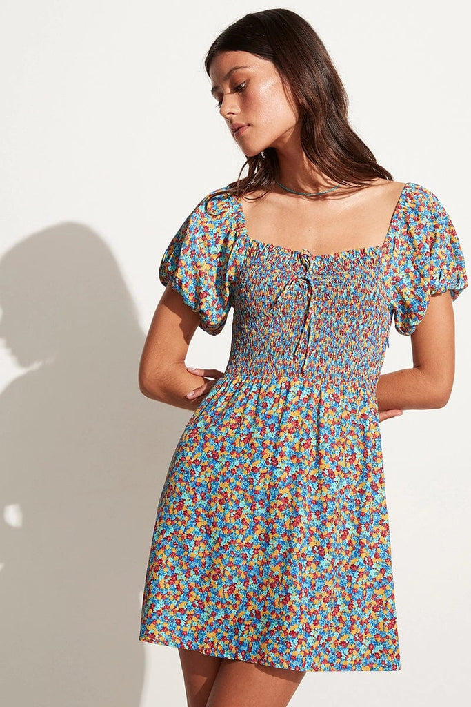& Other Stories satin A-line mini dress in floral print | ASOS