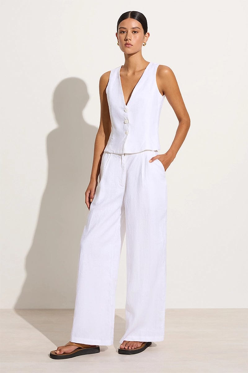 nice to meet you pack come across winter white wide leg pants