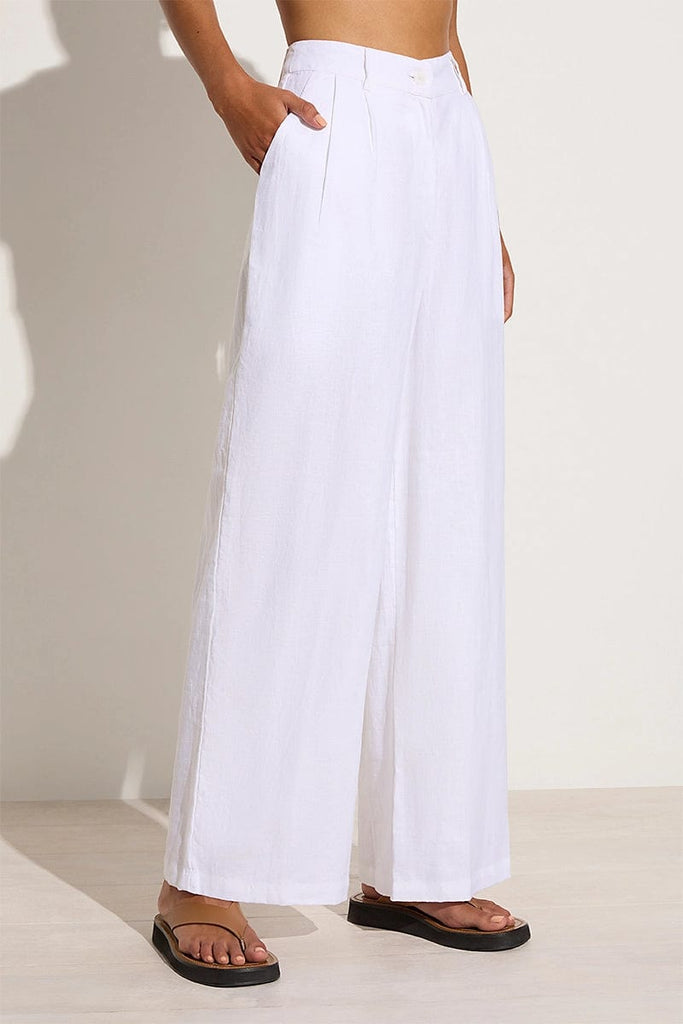 Circa Pants White Faithfull the Brand