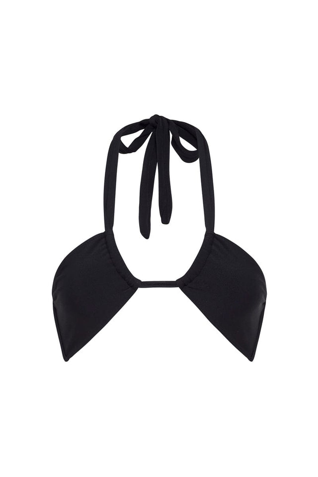 Cabrera Bikini Top Plain Black - Final Sale