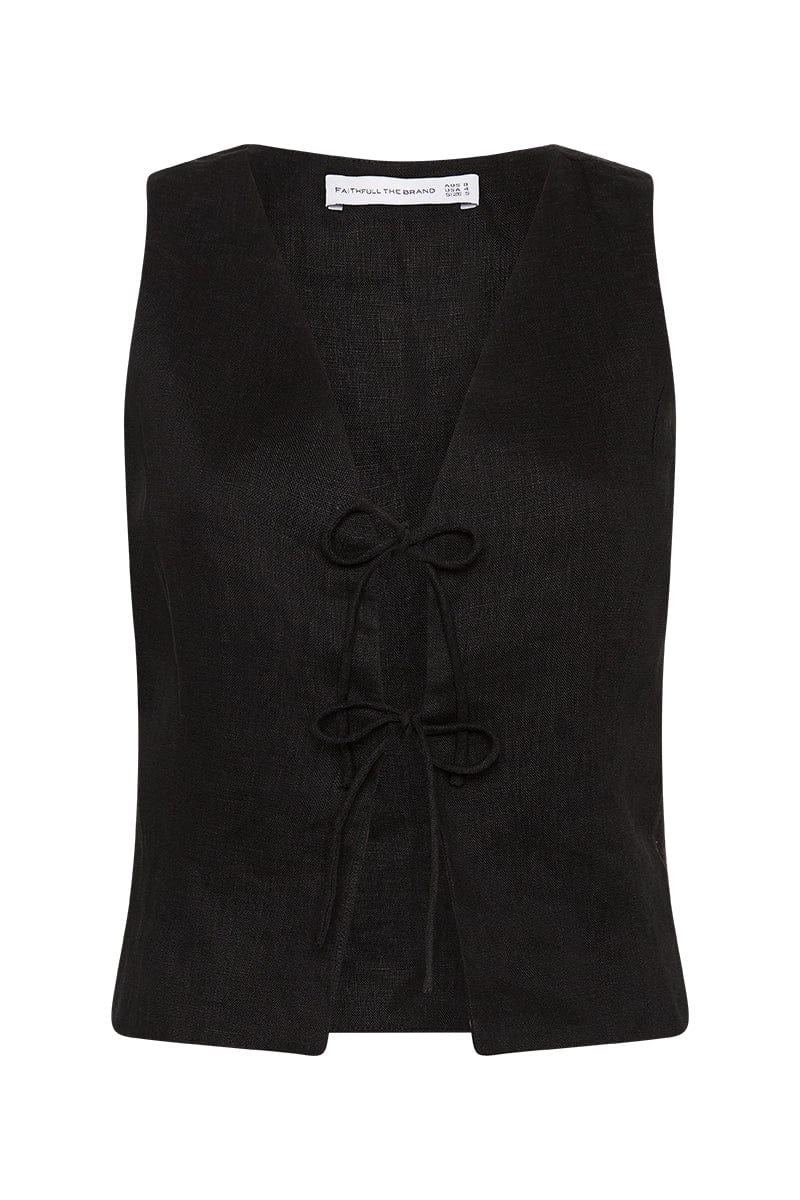 faithfull the brand tie top