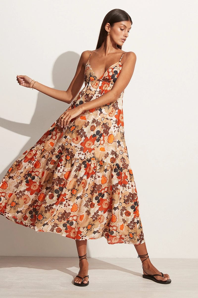 Anisha Maxi Dress Kaiya Floral Print - Faithfull The Brand – Faithfull the  Brand
