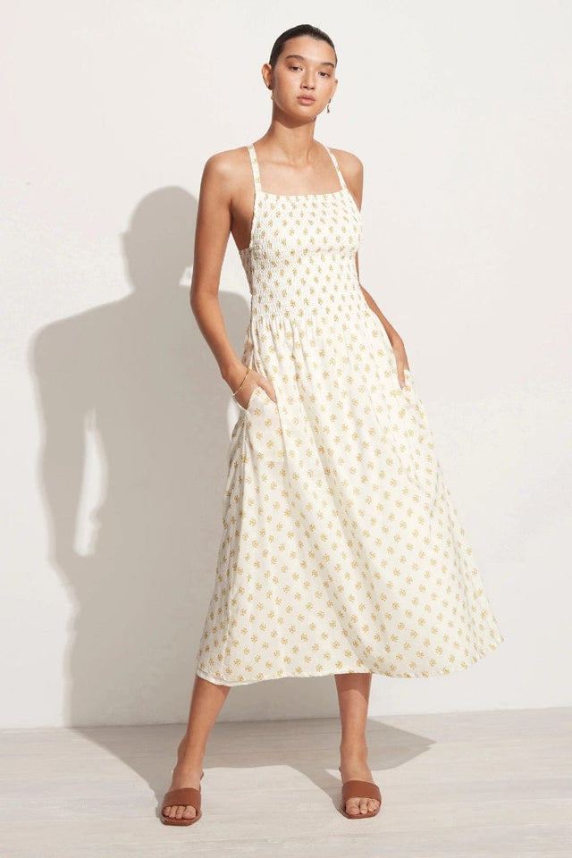 Claretta Midi Dress Cairo Floral Print - Final Sale