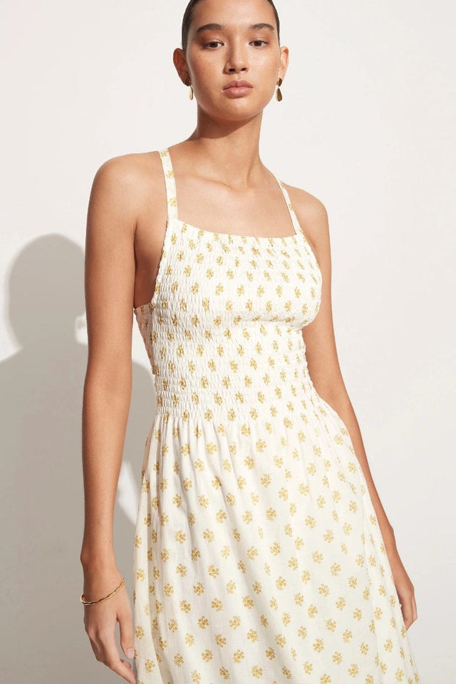 Claretta Midi Dress Cairo Floral Print - Final Sale