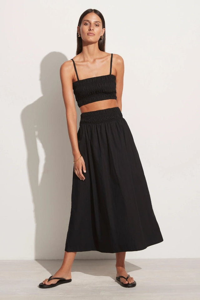 Liya Top Plain Black - Final Sale