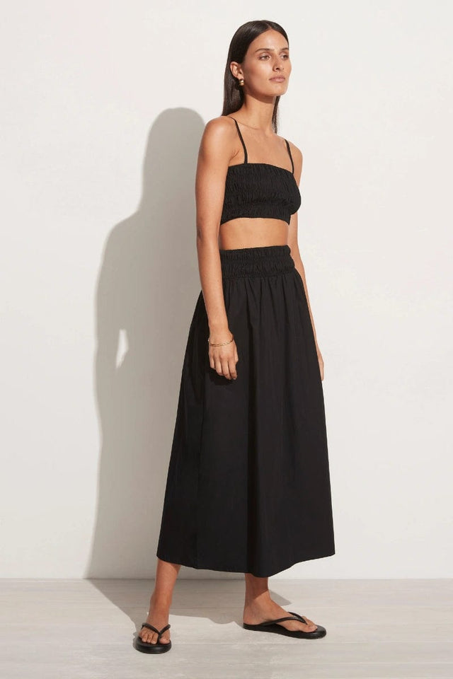 Liya Top Plain Black - Final Sale