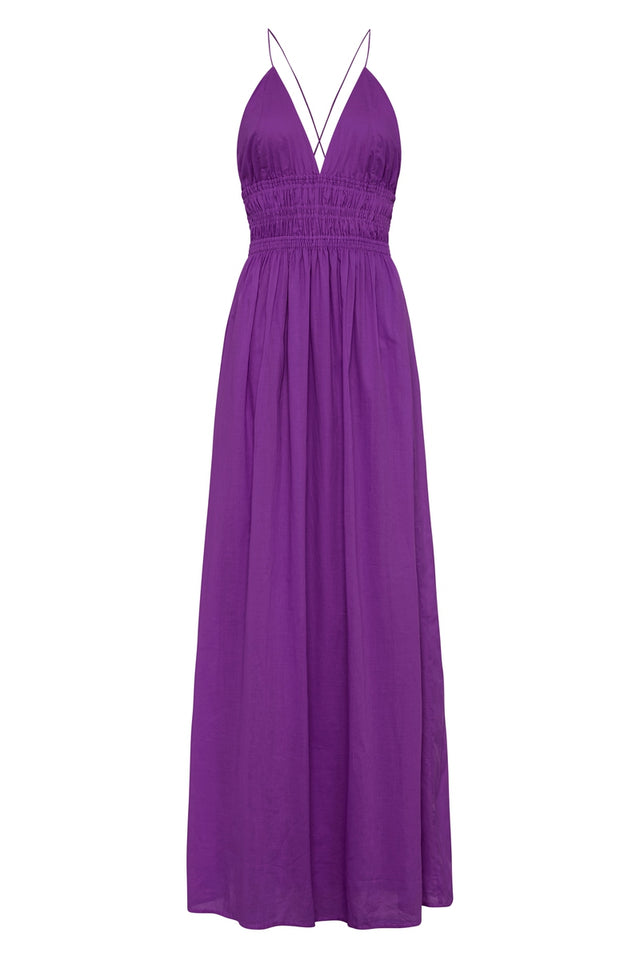 Bisetta Maxi Dress Violet - Final Sale