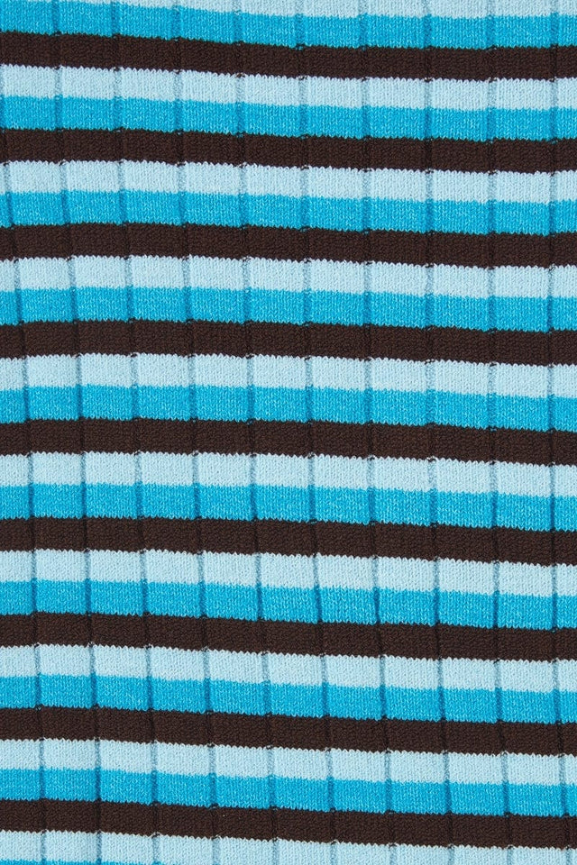 Alora Knit Tank Blue Stripes - Final Sale
