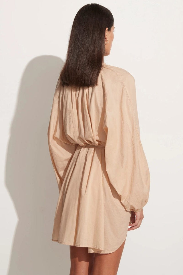 Lucita Smock Dress Plain Sand - Final Sale