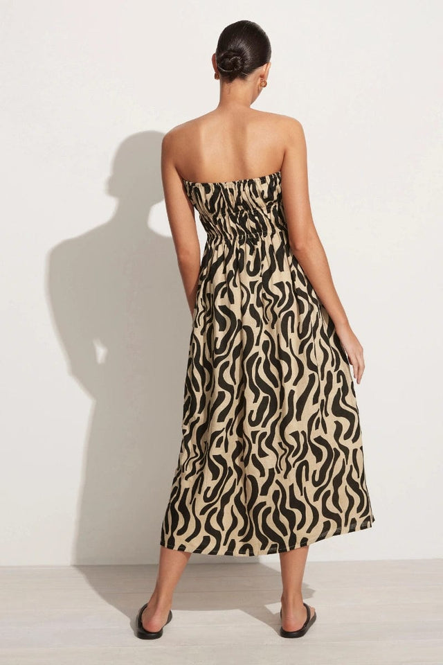 Contessa Midi Dress La Cateau Print - Final Sale