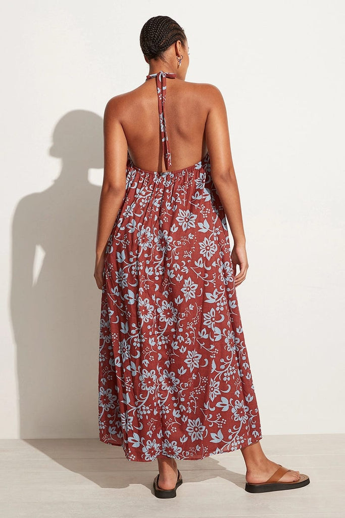 Brise Maxi Dress Oceania Floral Print - Faithfull the Brand