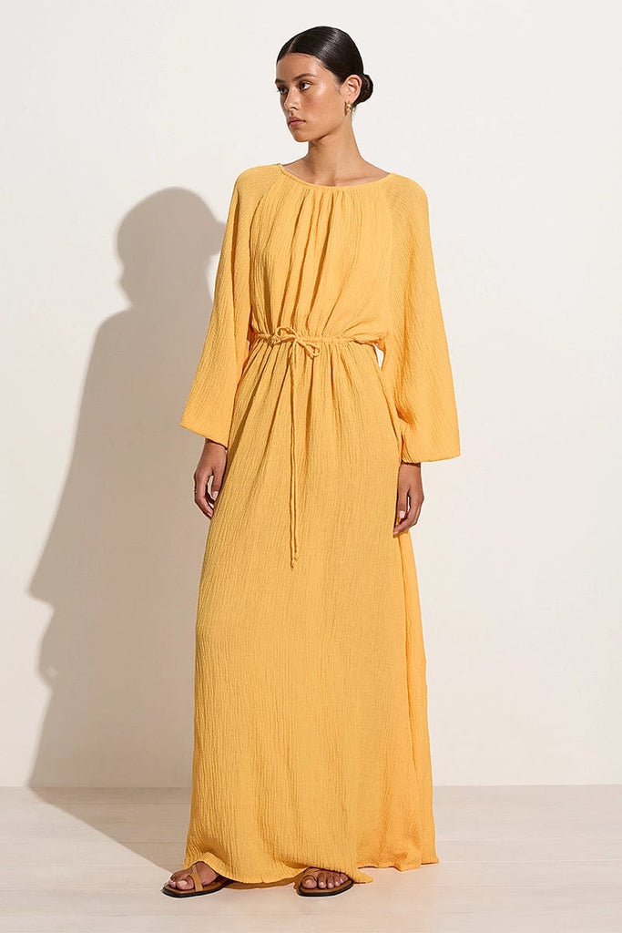 Soma Rayon Challis Maxi Bra Dress In Blissful Blooms G Yellow