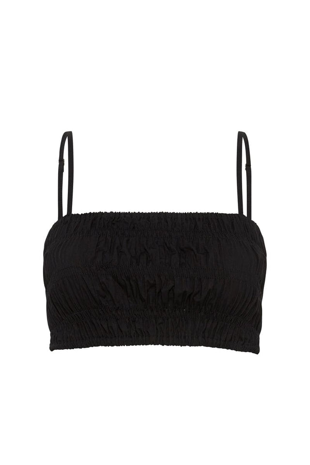 Liya Top Plain Black - Final Sale