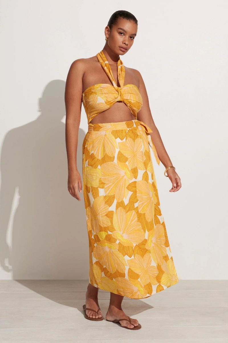 Faithfull the online brand midi skirt