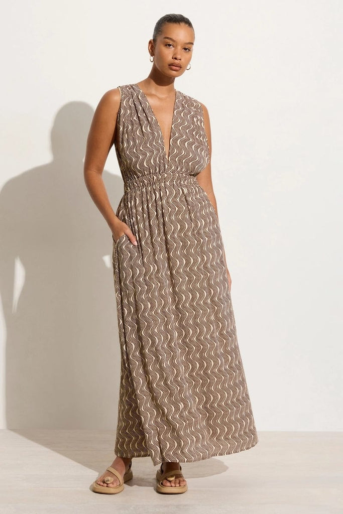 Faithfull the brand leopard top dress