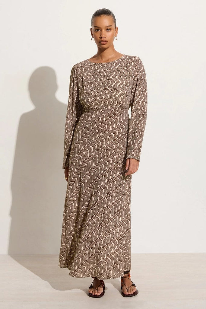 Shiva Maxi Dress Nilo Print Faithfull the Brand