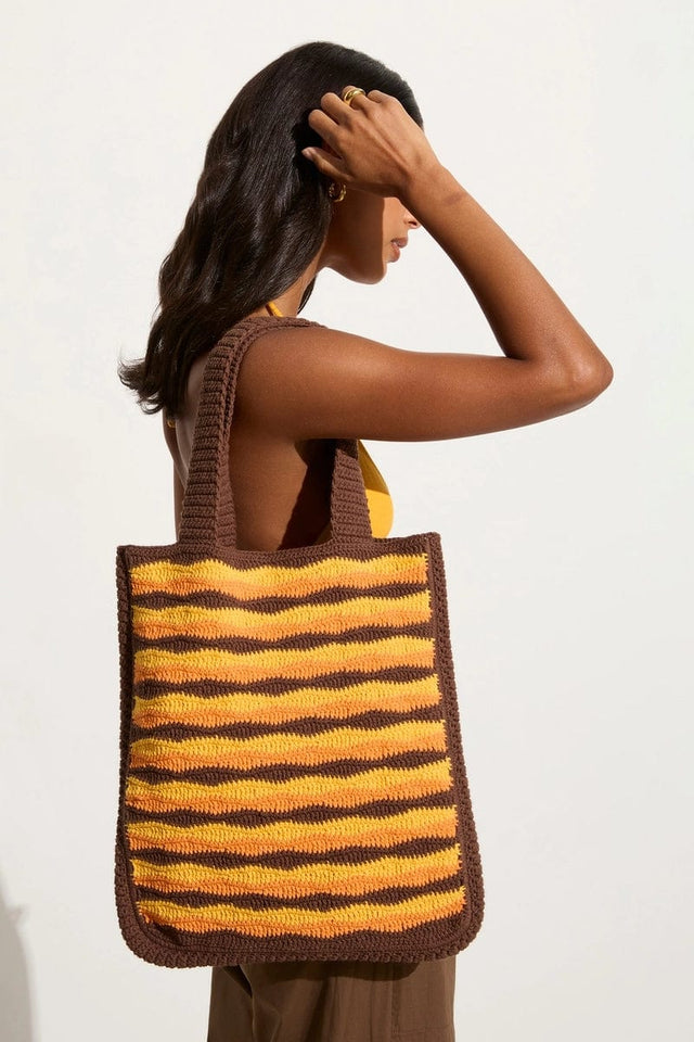 Pula Crochet Tote Bag Orange (Exclusive) - Final Sale