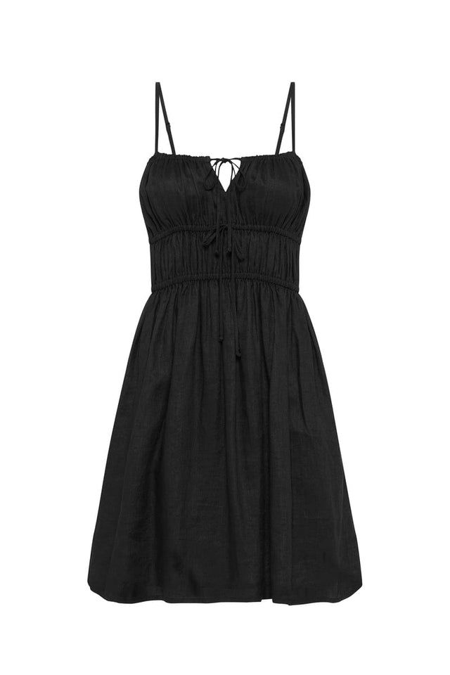 Shivka Mini Dress Plain Black - Final Sale