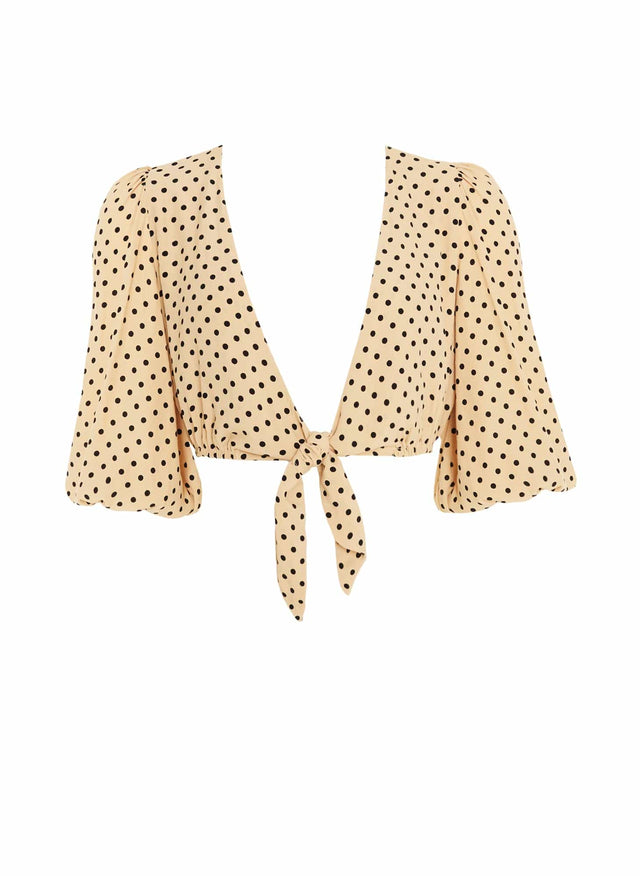 Lula Dot Print La Guardia Top  - Final Sale