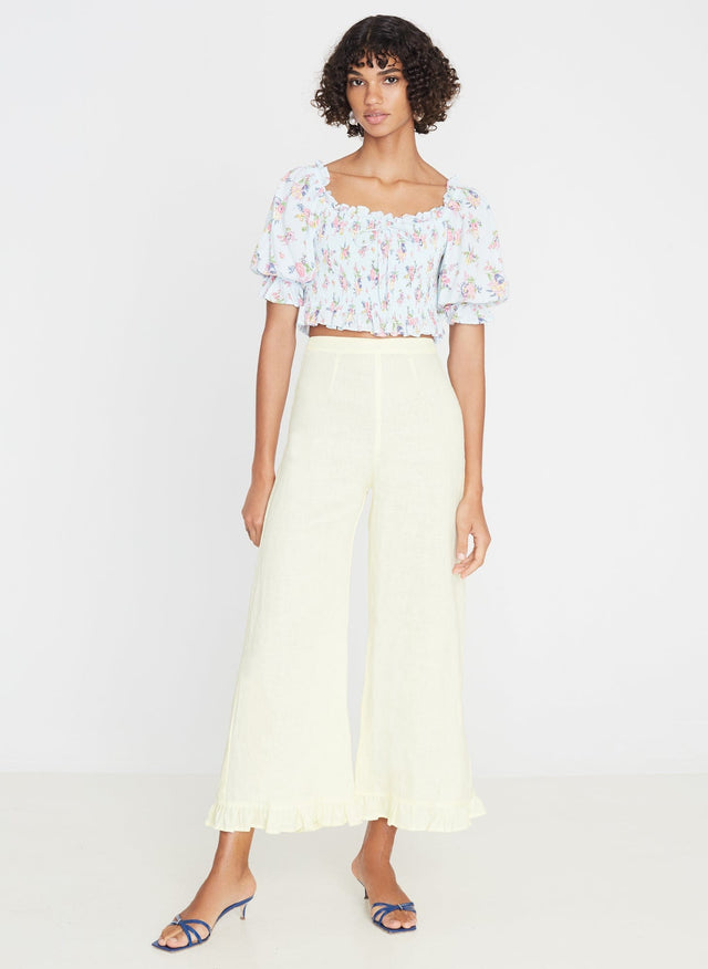 Isadora Top Juliette Floral Blue - Final Sale