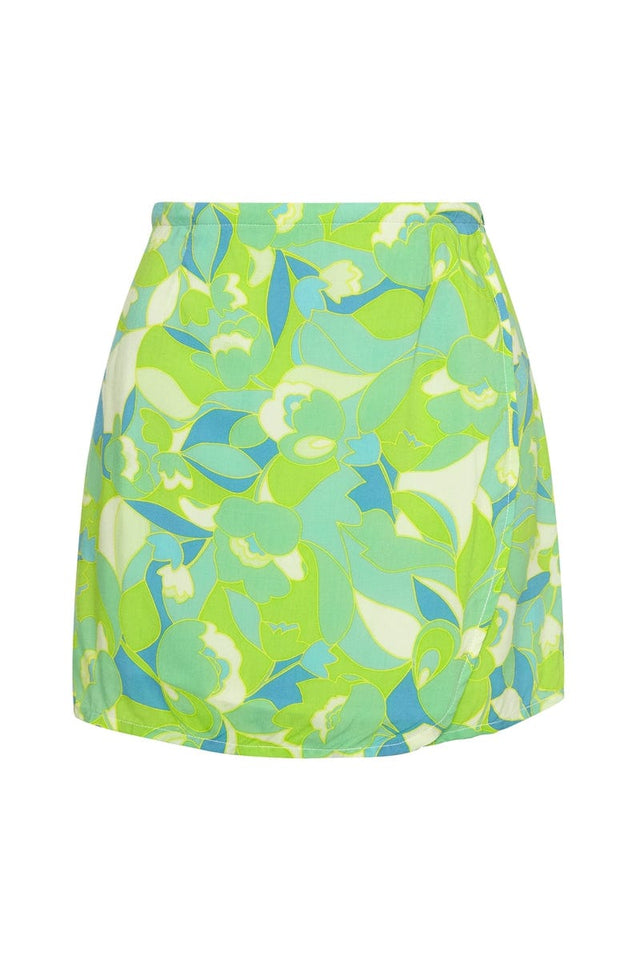 Lucio Wrap Skirt Galarosa Print - Final Sale