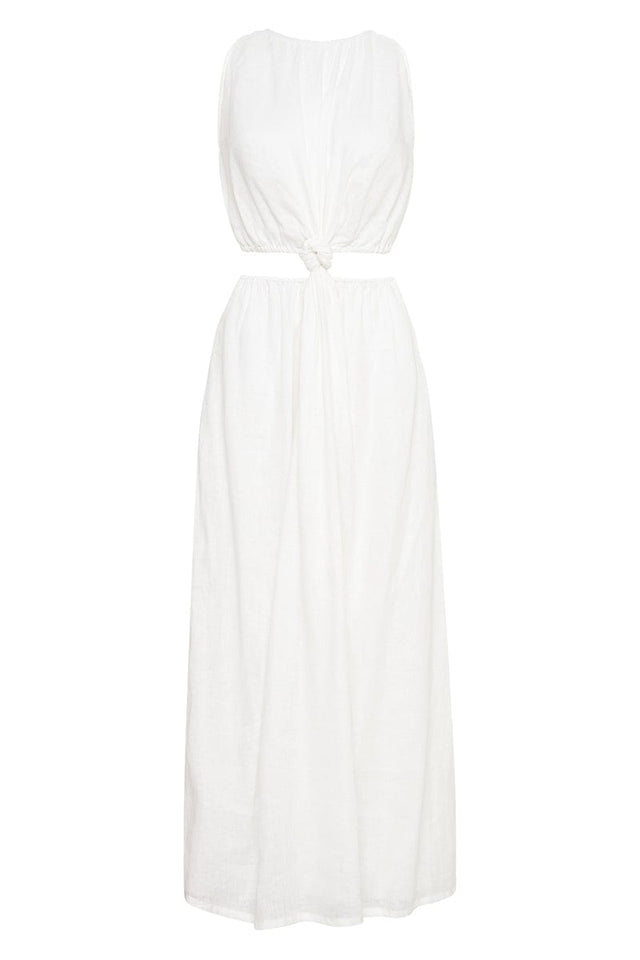 Zeta Midi Dress White - Final Sale